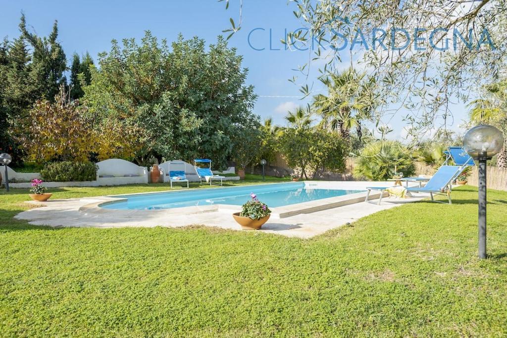 Alghero Villa Josephine Con Piscina E Parco Per 8 Ospiti Exterior foto
